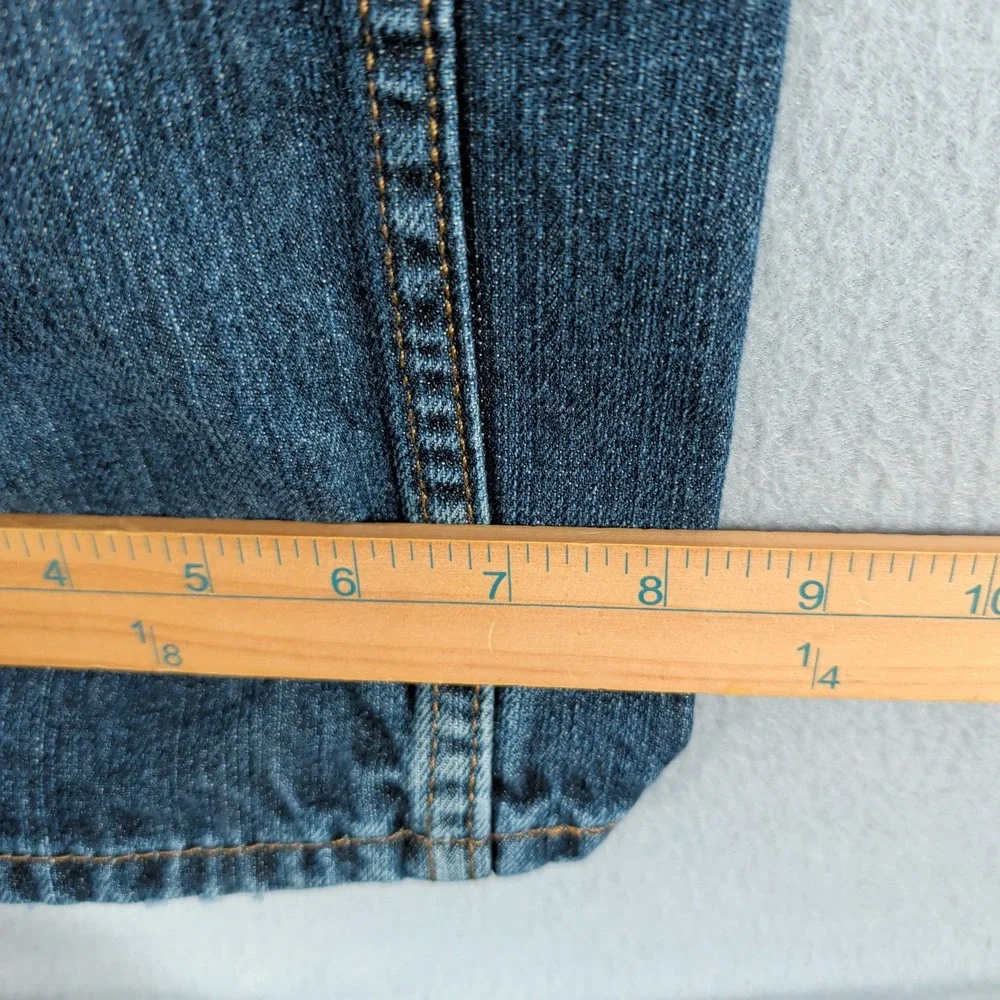 Levi's 514 Jeans Men 36x30 Blue Straight Leg Denim Pants Casual Classic